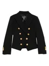 Balmain Button-detail Blazer In Black