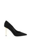 Balmain Pointed-toe Stiletto-heel Pumps In Noir