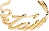 Balmain Gold 'je T'aime' Bracelet In 1ka Or