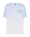 Balmain Gradient Cotton T-shirt In White