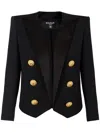 Balmain Spencer In Wool In Black
