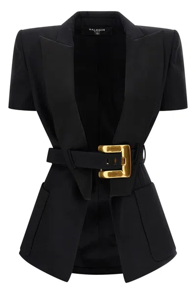 BALMAIN GRAIN DE POUDRE BLAZER