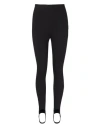 Balmain Black Leggings With Stirrups In Black