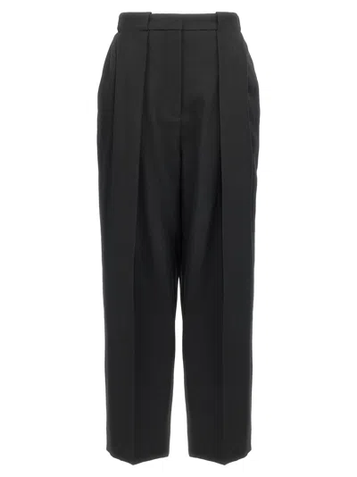 Balmain Grain De Poudre Pants In Black