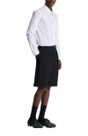 Balmain Grain De Poudre Pleated Bermuda Shorts