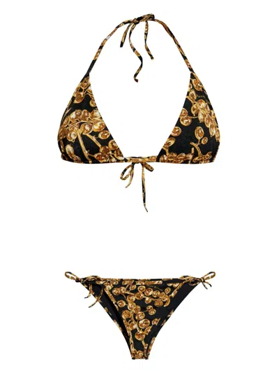 BALMAIN GRAPE-PRINT PATTERN BIKINI