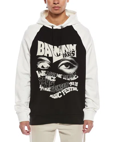 Balmain Graphic Hoodie In Black