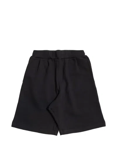 Balmain Kids' Graphic-pocket Shorts In Black