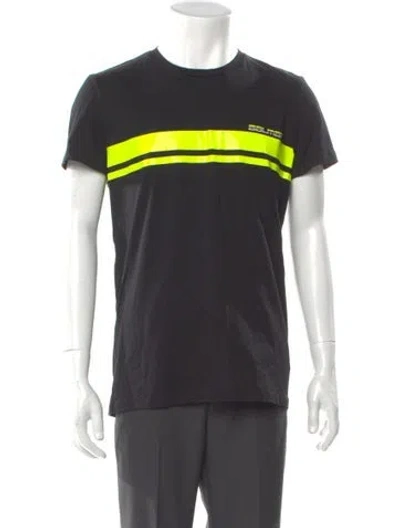 Pre-owned Balmain Graphic Print Crew Neck T-shirt In Grey
