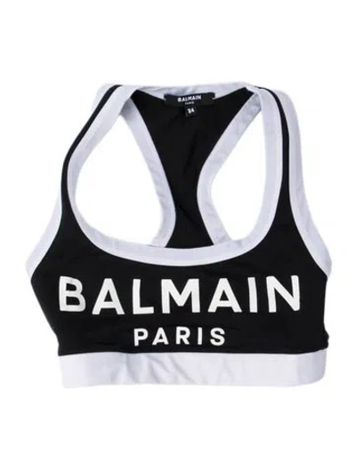 Pre-owned Balmain Graphic Print Lounge Set In Black