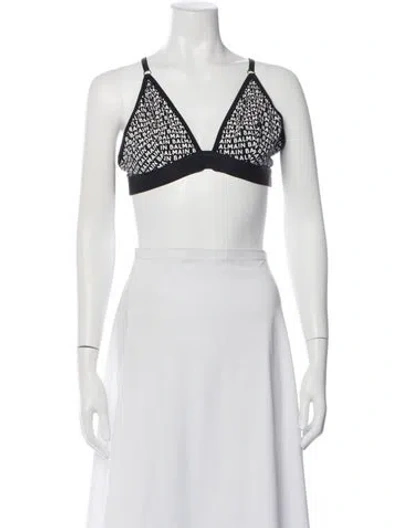 Pre-owned Balmain Graphic Print Lounge Set W/ Tags In Black/neutrals