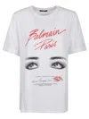 Balmain Cotton Beauty-print T-shirt In White