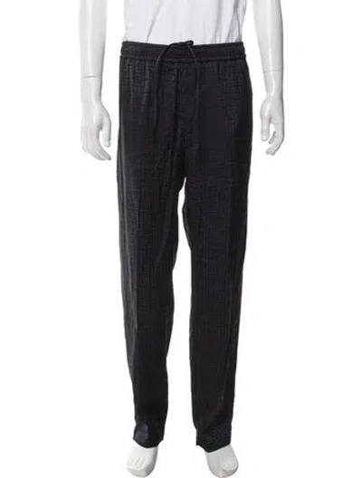 Pre-owned Balmain Graphic Print Sweatpants W/ Tags In Black