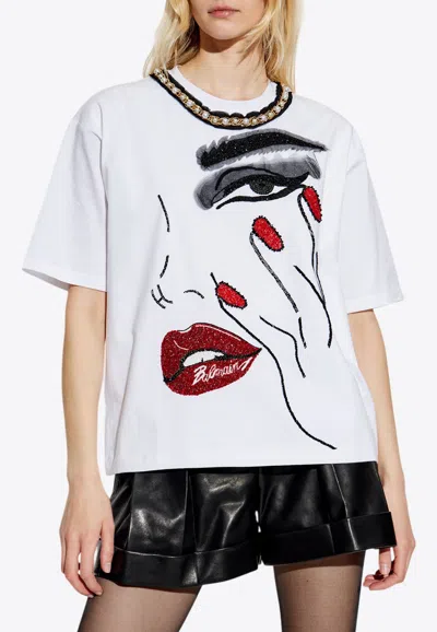 Balmain Graphic Print T-shirt
