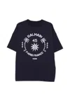 Balmain Graphic-print T-shirt In Black