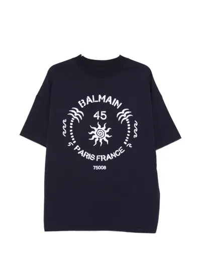 Balmain Graphic-print T-shirt In Black