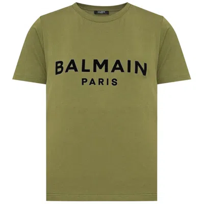 Balmain Green Cotton Tops & T-shirt