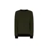 Balmain Green Wool Men's Sweater In Green