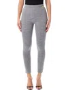 Balmain Slim Fit Stretch Ankle Length Trousers In Gray
