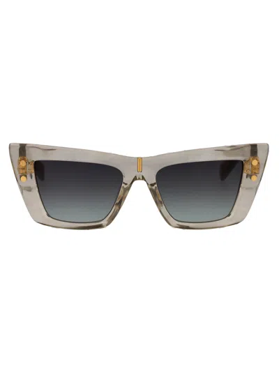 Balmain Gry Acetate Sunglasses In Multi