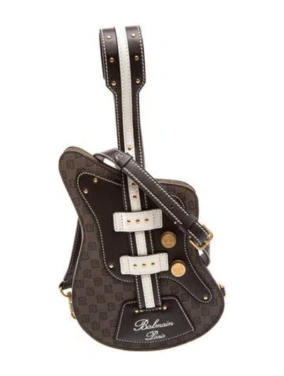 Pre-owned Balmain Guitar In Brown