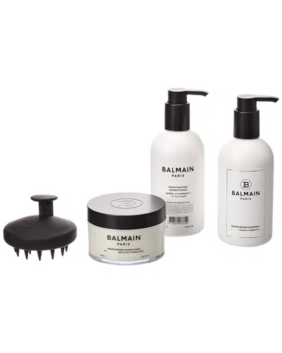 Balmain Hair Couture 4pc Moisturizing Care Set In Transparent