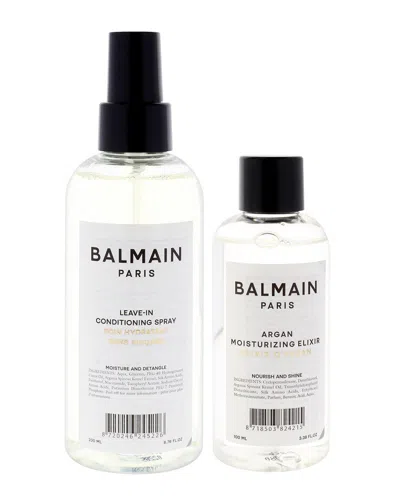 Balmain Hair Couture For Women 2pc Signature Foundation Set In White