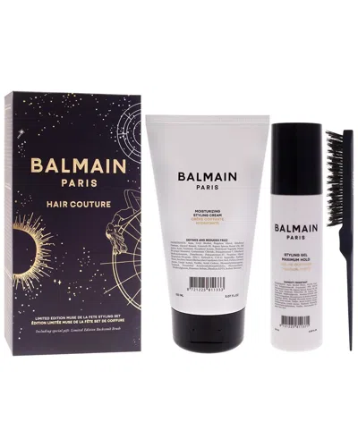 Balmain Hair Couture For Women 3pc Muse De La Fete Styling Set In White
