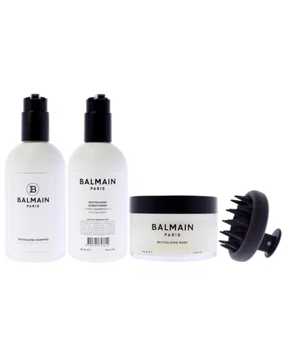 Balmain Hair Couture For Women 4pc Revitalizing Care Set In Transparent