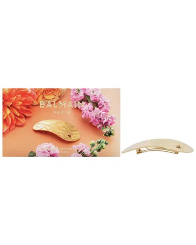 Balmain Hair Couture For Women Printemps Leaf Barrette Pour Cheveux Limited Edition In Multi