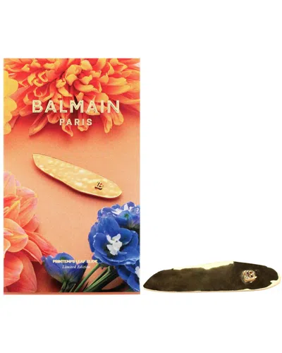 Balmain Hair Couture For Women Printemps Leaf Slide Limited Edition Hair Clip In Multi