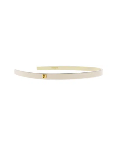 Balmain Hair Couture Women's Cellulose Acetate Headband Small White-black