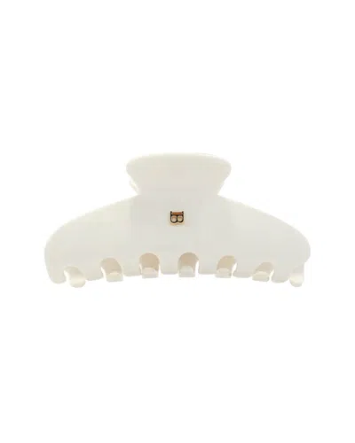 Balmain Hair Couture Women's Cellulose Acetate Pince A Cheveux Large In White
