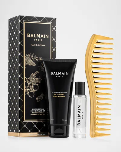 Balmain Limited Edition Homme Styling Set In Multi
