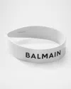 Balmain Limited Edition Legacy Acetate Headband In White