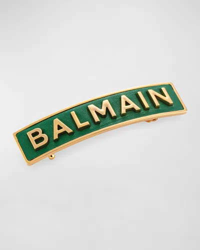 Balmain Hair Limited Edition Medium Logo Barrette