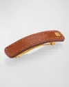 Balmain Riviera Medium Cognac Barrette In Cognac