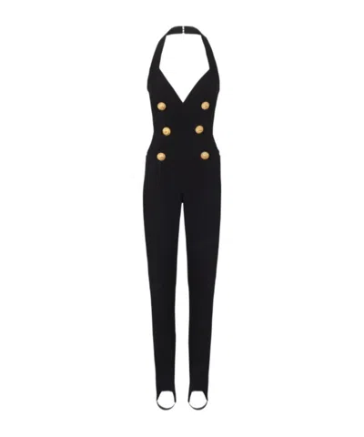 BALMAIN BALMAIN CREPE TAILORED JUMPSUIT