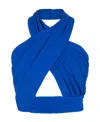Balmain Synthetic Fibers T-shirt In Blue