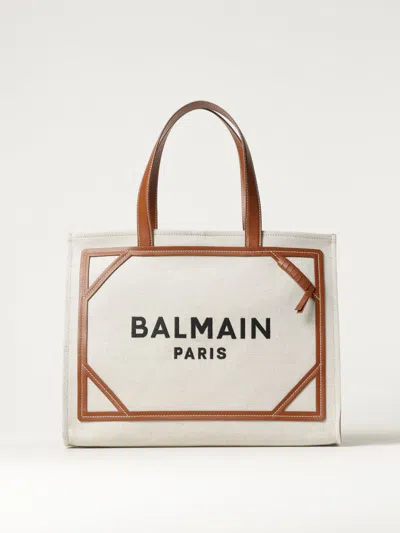 Balmain Tote Bags  Woman Color Brown