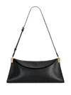 Balmain 64-83 Medium Bag In Smooth Leather In Black