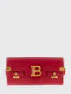 Balmain B Buzz 23 Chain Strap Clutch Bag In Red