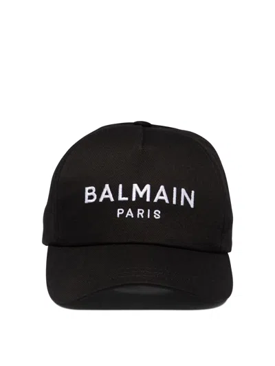 Balmain Hats Black