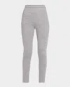 Balmain Slim Fit Stretch Ankle Length Trousers In Gray