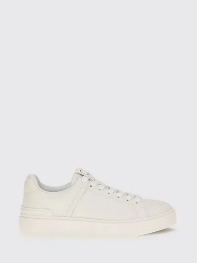 Balmain Heeled Sandal Woman In White