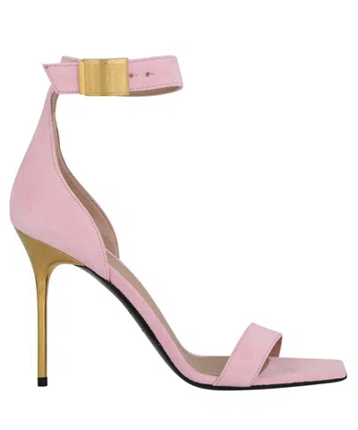 Balmain Heeled Sandals In Pink