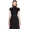 Balmain ブラック High Collar ニット ボディスーツ In Black