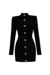 Balmain Knit Cardigan With Structured Shoulders