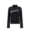 Balmain High-neck Logo Sweater Women In Black
