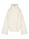 Balmain Wool-blend Oversized Caban Jacket In Neutral